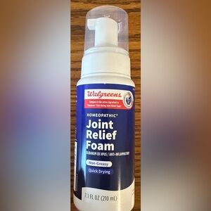 New Homeopathic Joint Relief Foam Walgreens